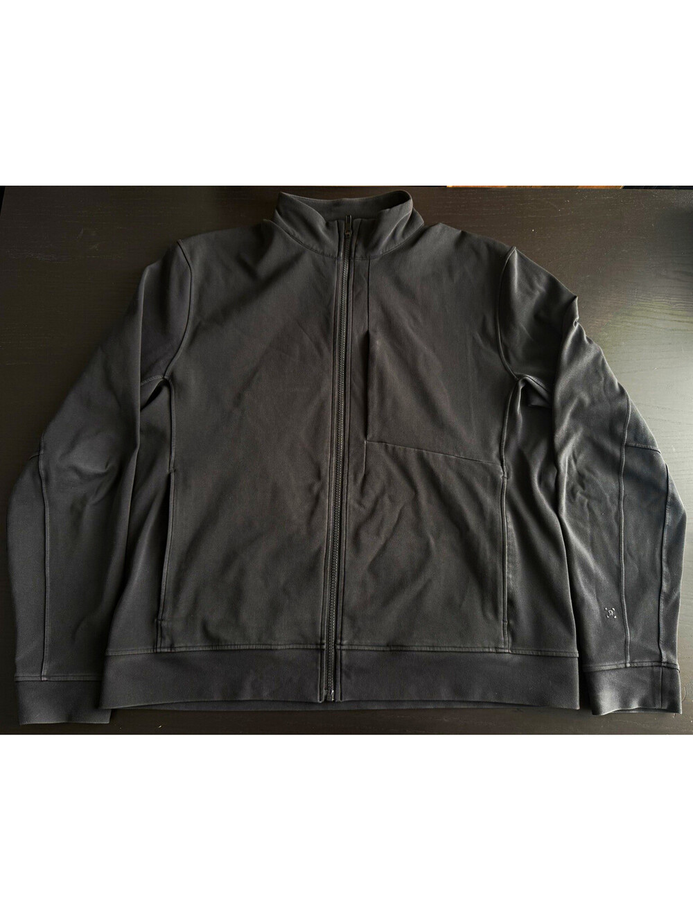Lululemon Men's Sojourn Jacket Black XXL Full Zip Warpstreme Track Coat Stretch